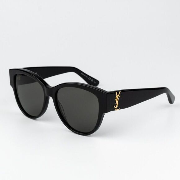 Saint Laurent Women Sunglasses Black Grey Square SLM3 002 BRAND NEW main image 14
